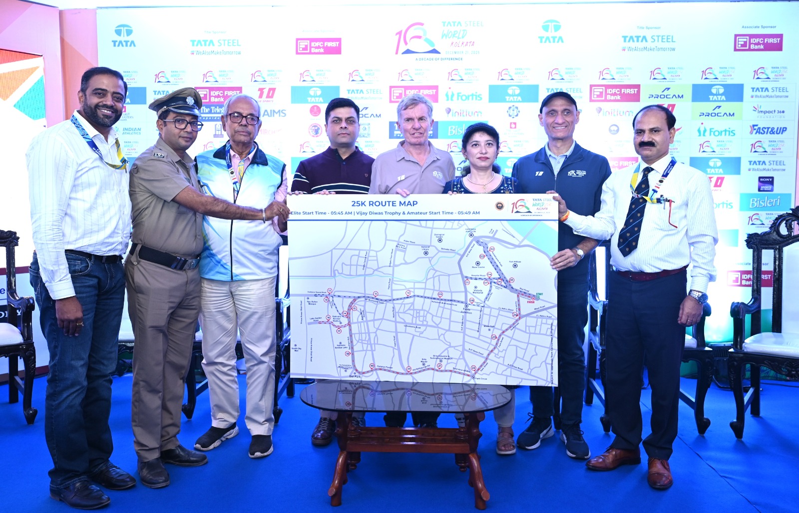 টাটা স্টিল ২৫কে কলকাতা ম্যারাথনের প্রস্তুতি তুঙ্গে